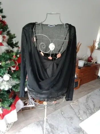 Haut noir Zara