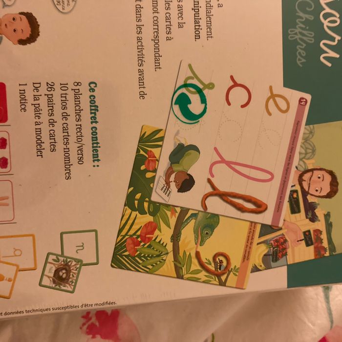 Jeu montessori lettres et chiffres - photo numéro 4