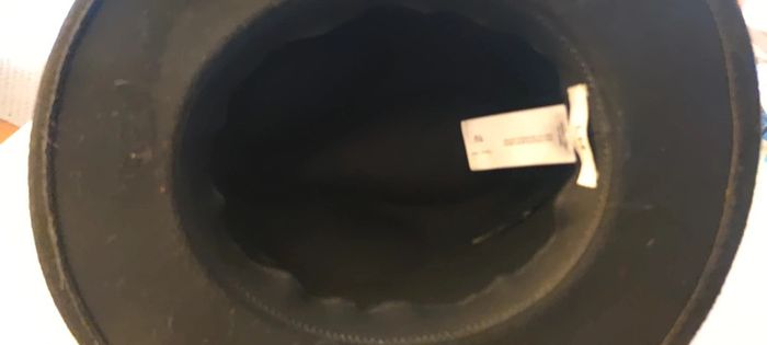 Chapeau noir, feutrine - photo numéro 4