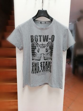 Tee-shirt BGTW-O Taille M, mesures données.
