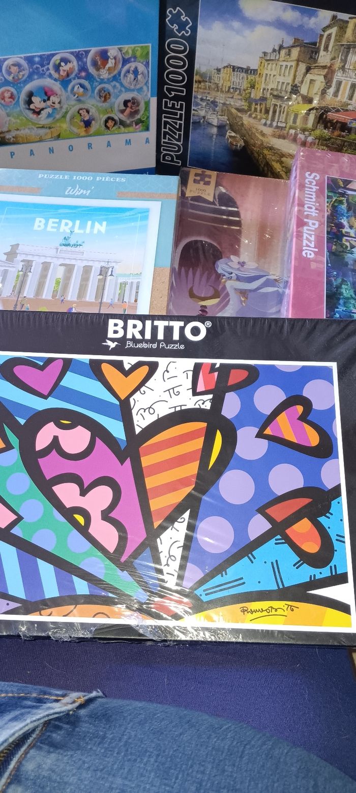 Lot 13 puzzles neuf 1000 pieces et 1 de 2000 blister cassé  sur 2 - photo numéro 4