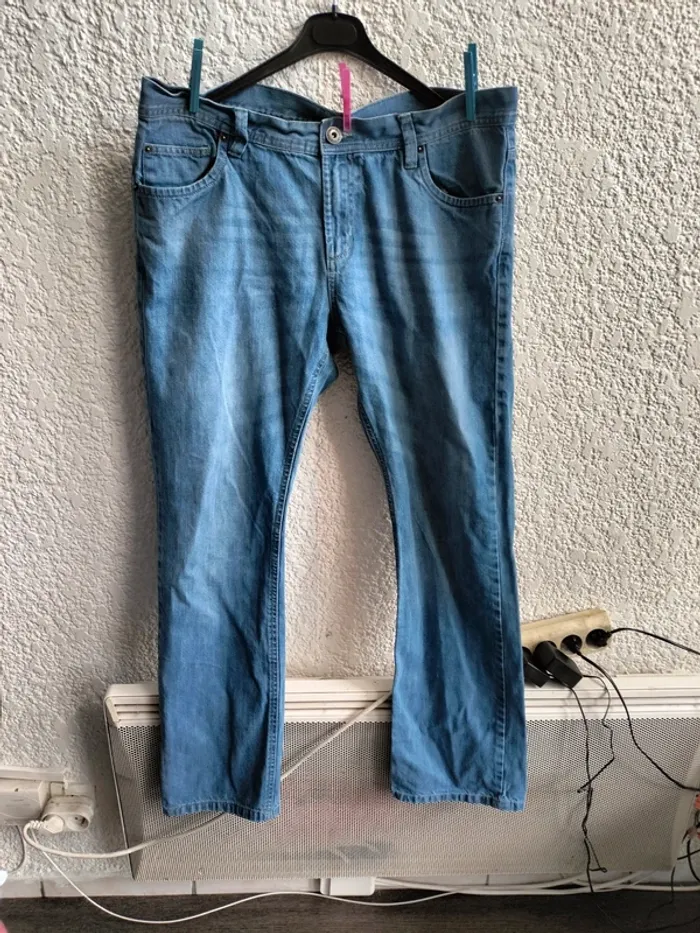 Jean bleu avec bouton t48 - photo numéro 6