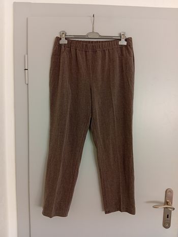 Legging gris taupe t42