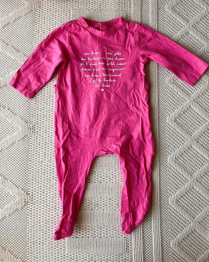 Lot pyjama coton 9 mois - photo numéro 4