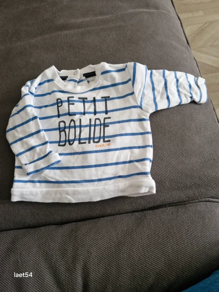 Polo à  pression pour bébé