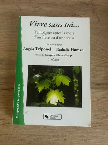 Livre Vivre sans toi