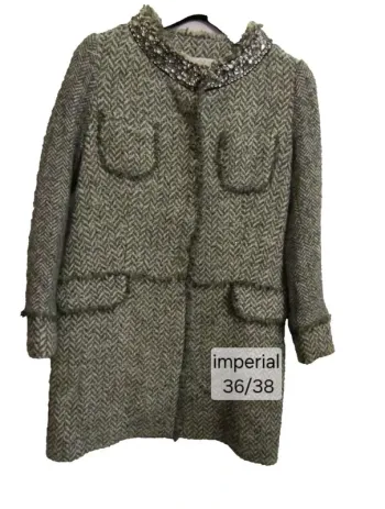manteau pardessus en 30% laine   marque impérial taille indiquée S = 36/38