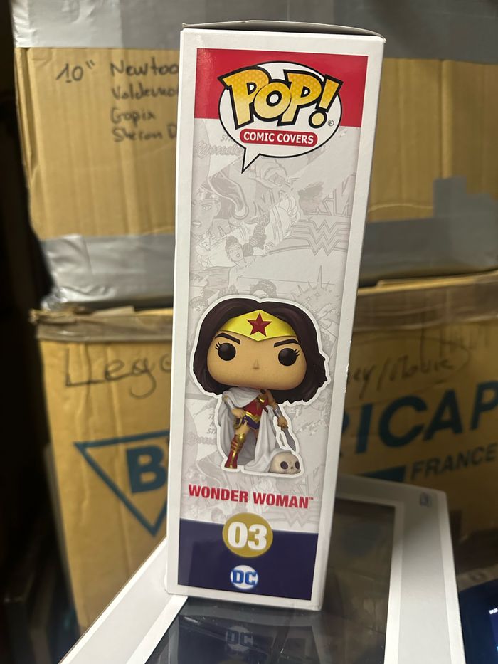 Funko Pop Comic Covers 3 Heroes De Dc Comics Wonder Woman - photo numéro 2