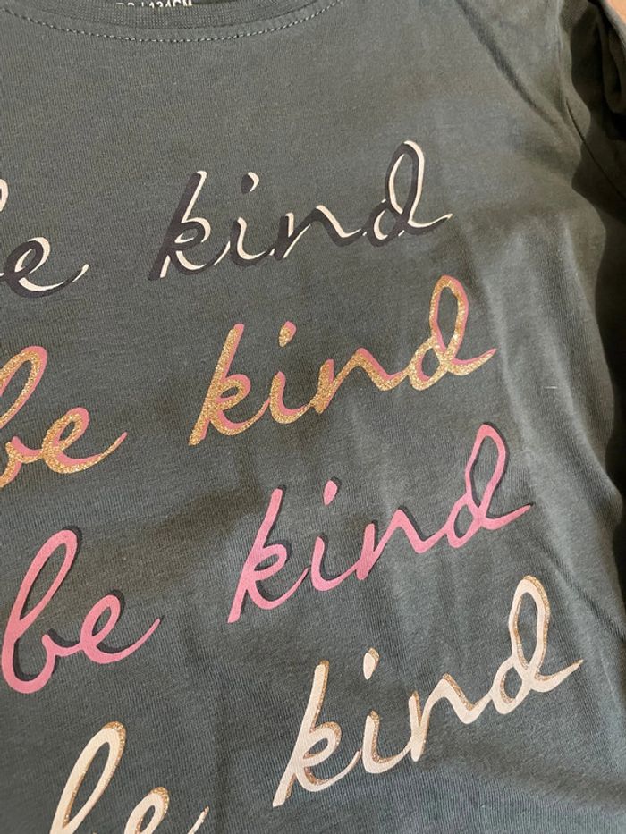 T-shirt manches longues kaki fille primark 8/9 ans - photo numéro 2