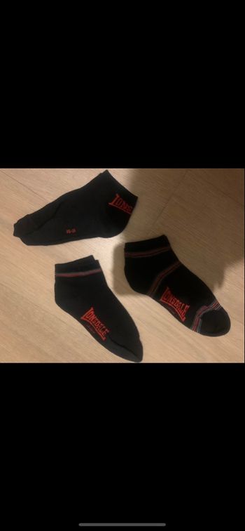 3 paires de soquette lonsdale taille 38