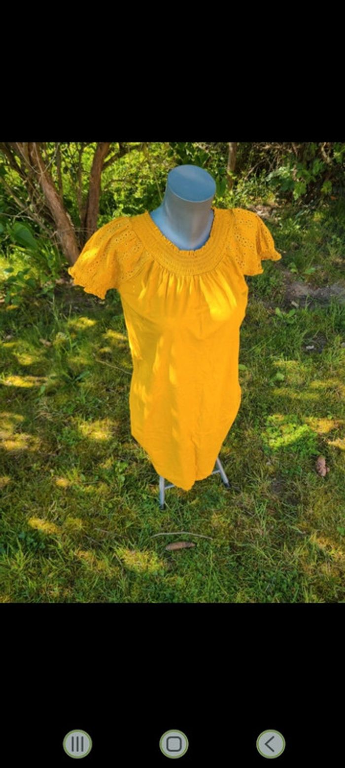 Robe moutarde été femme - photo numéro 4