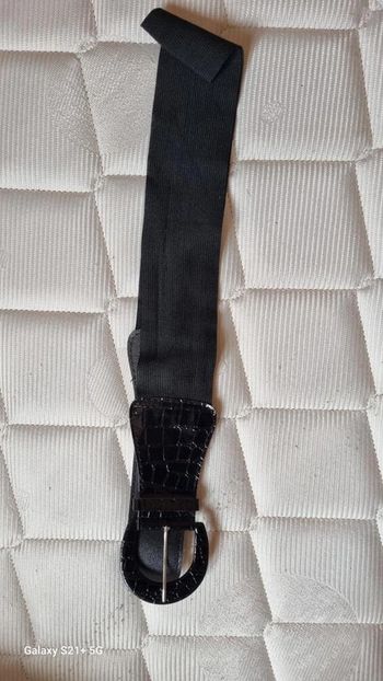 Ceinture élastique femme noire