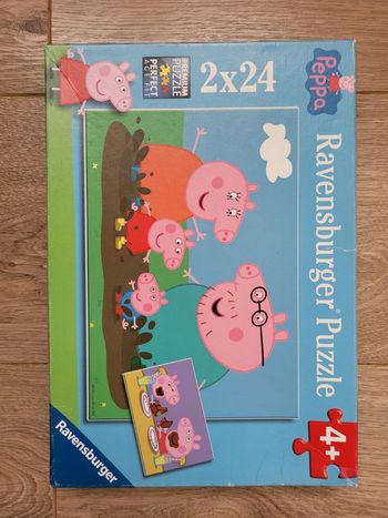 2 puzzle peppa pig 24 pièces