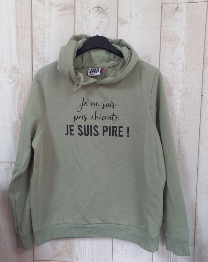 Sweat à capuche fille S