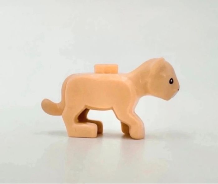 Lego Animaux City : Lionceau couleur beige (Tan) - NEUF - photo numéro 7