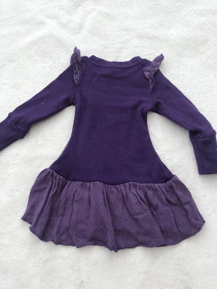 Robe fairy manymonths S/M laine merinos coloris plume - photo numéro 7