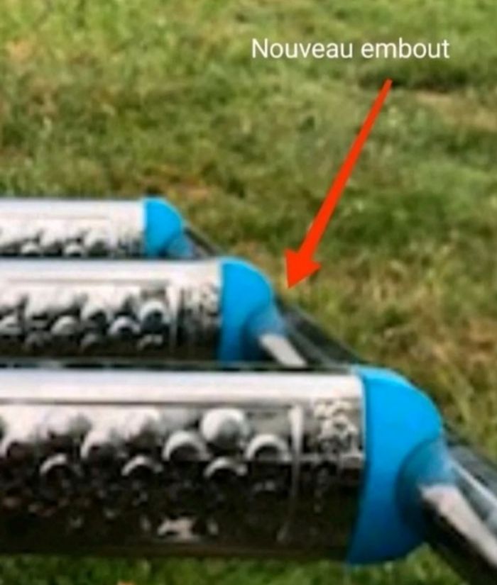 Embouts latérales pour marches échelle piscine Ubbink
