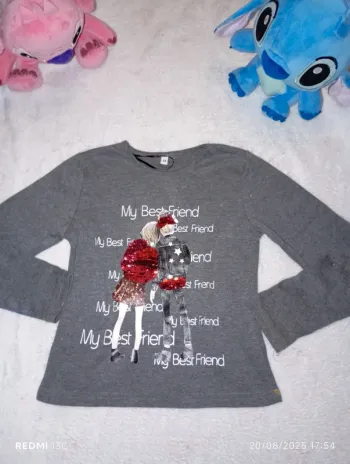 Tee shirt manches longues gris