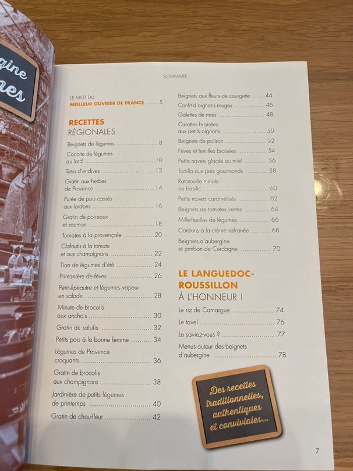 Lot de 6 livres de cuisine Au menu de nos régions - photo numéro 7