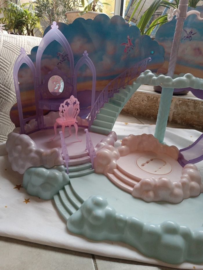 Barbie mattel royaume kingdom nuage magic féerique licorne unicorn poupée doll Pegasus castillo - photo numéro 15