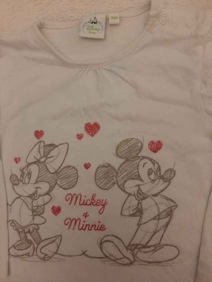 Tee-shirt Disney 18 mois - photo numéro 2
