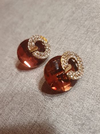 Boucles d'oreilles Pierres et strass