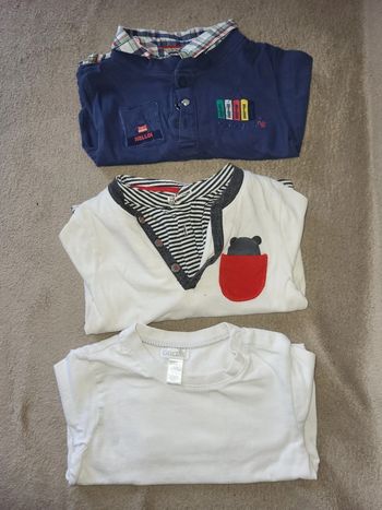 Lot t-shirts garçon 12mois