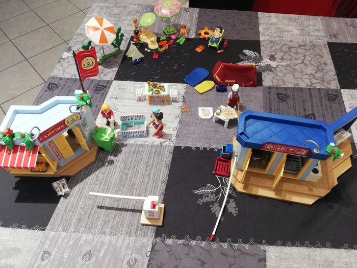 Camping plage playmobil