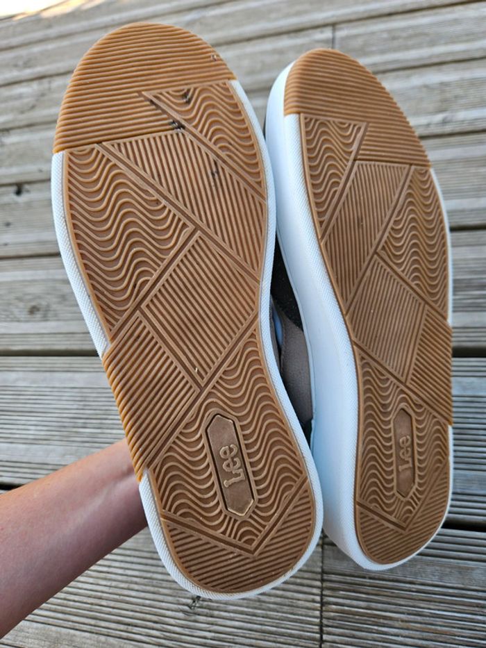 Baskets blanches et vertes lee cooper - photo numéro 6