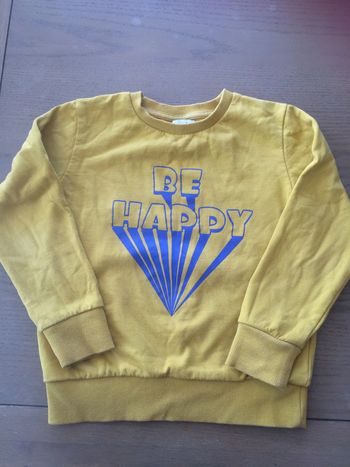 Sweat jaune 8 ans