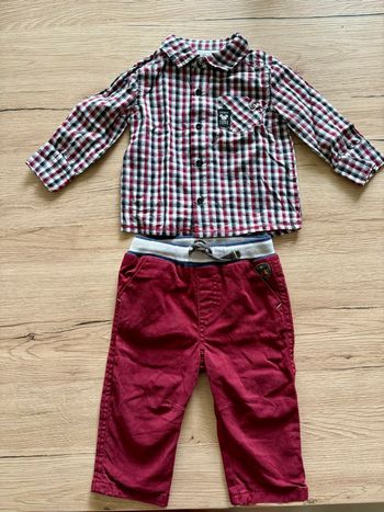 Chemise et pantalon 9 mois