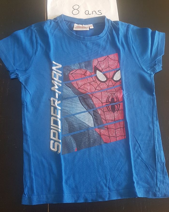 T-shirt mc Spiderman 8 ans