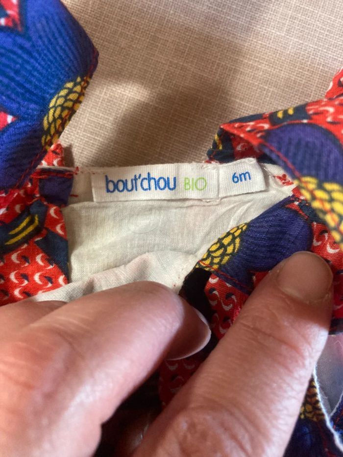 Combinaison bébé fleurie Bout’chou BIO – 6 mois - photo numéro 4