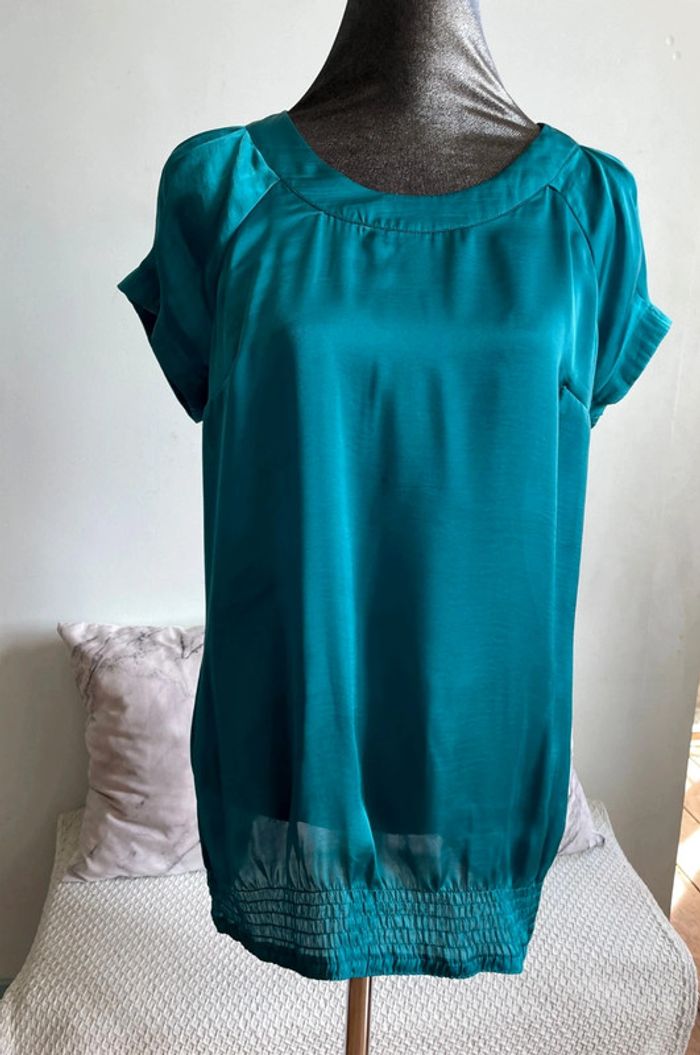 Tunique légère satinée Camaïeu.