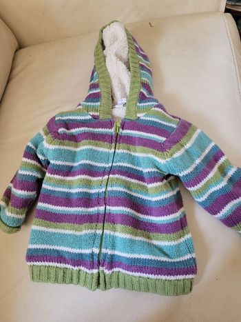 Gilet fourre à capuche Canada house 64/69 cm