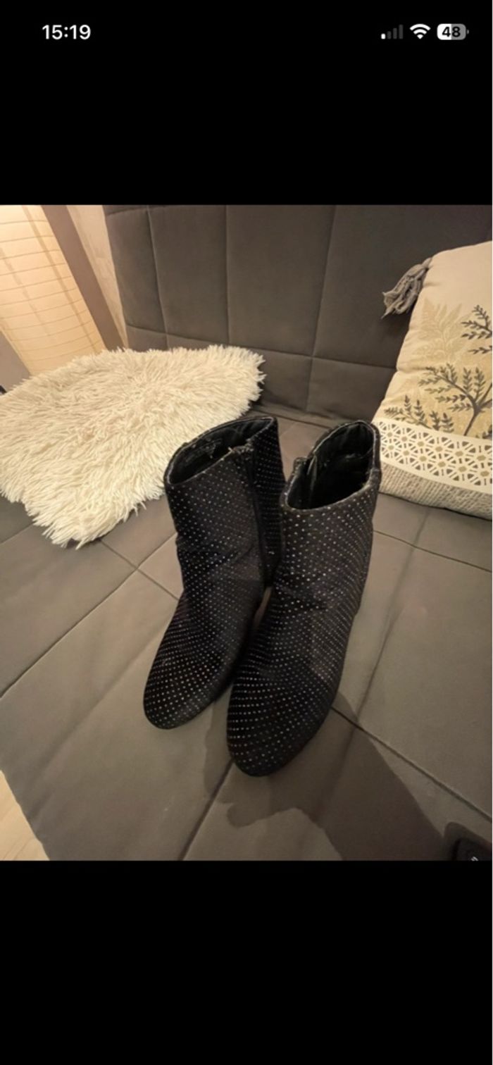 Bottines à paillettes