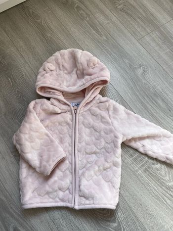Gilet polaire capuche bébé fille 18 mois