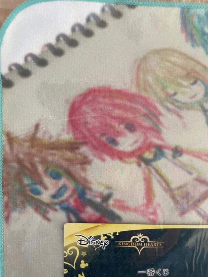 Kingdom Hearts- Ichiban Kuji - 20th Anniversary Lot F Serviette 25*25cm Dessin - photo numéro 2