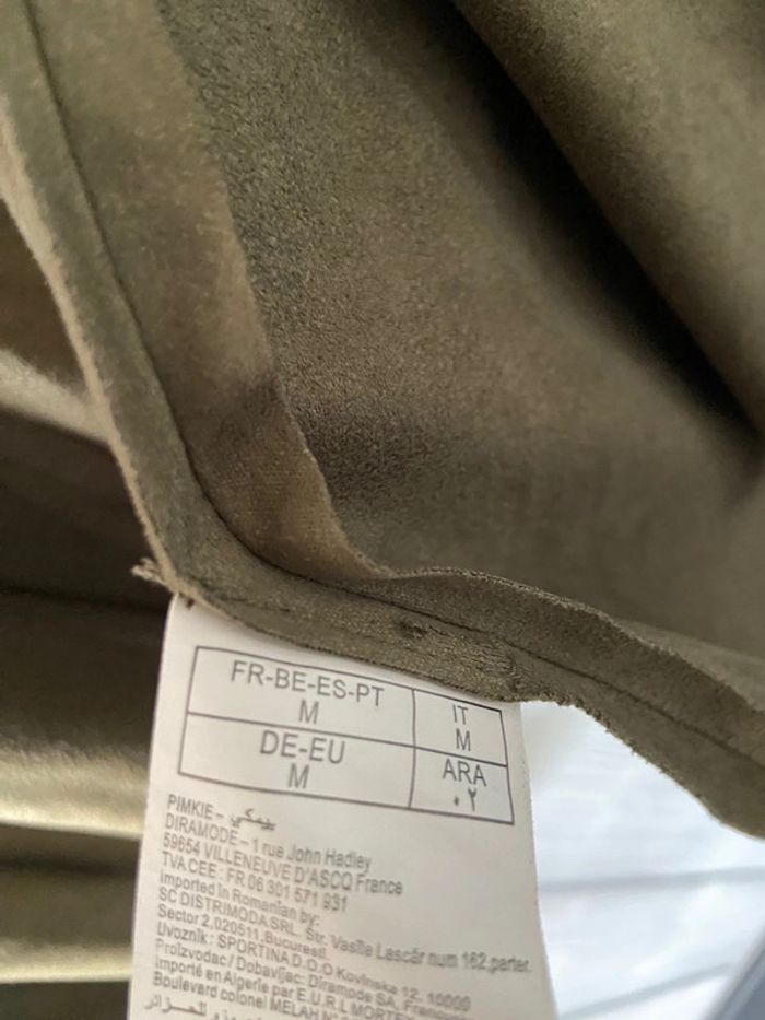 đ€ Veste en suĂ©dine kaki Pimkie Taille M đ€ - photo numĂ©ro 5