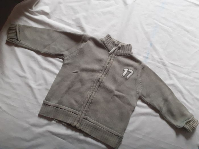 Veste kaki motif chiffre 17