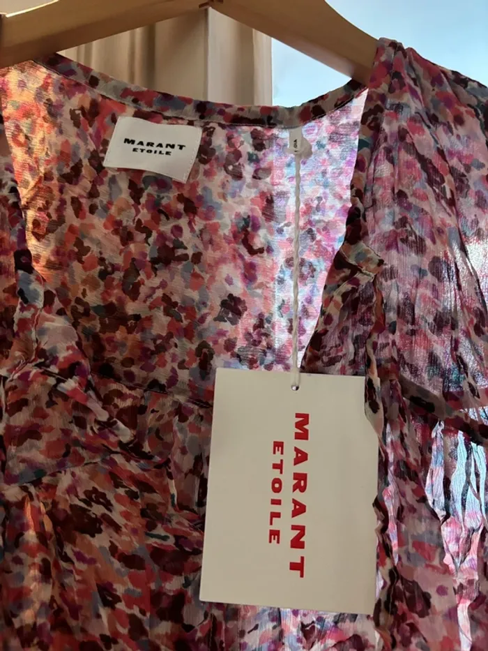 Blouse légère fleurie Marant Étoile - Taille 42 - photo numéro 3