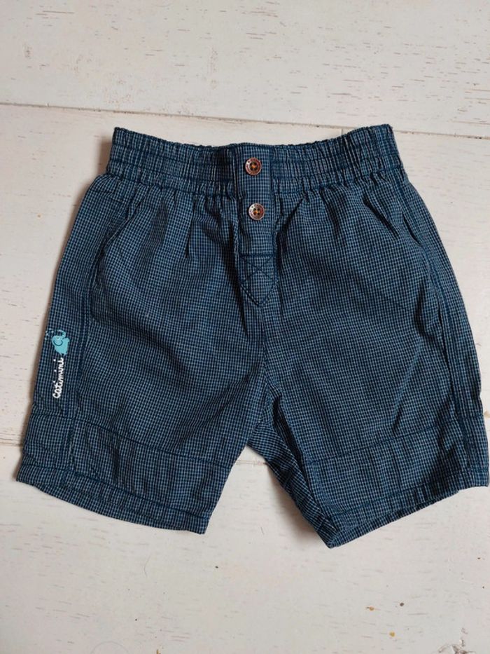 Short à carreaux Catimini Taille 3 mois