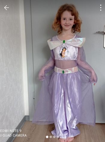 Déguisement Jasmine lilas 10ans