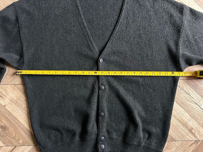 🏷️ Gilet Cardigan Anthracite - Coupe Confort - Très Bon État - photo numéro 7