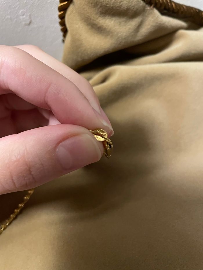 Collier torsadé plaqué or - photo numéro 3