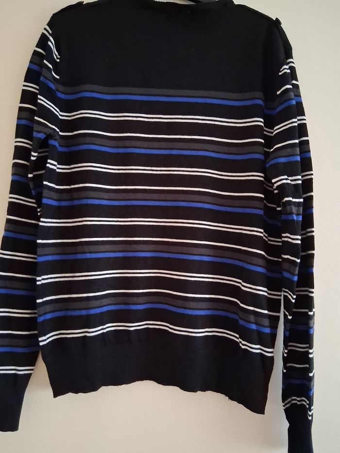 Pull rayé, col V - photo numéro 6