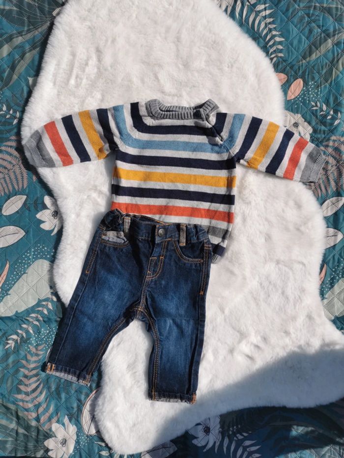 Ensemble jean + pull