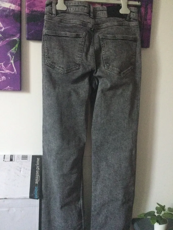 Jean gris Jennifer straight taille 36 - photo numéro 3