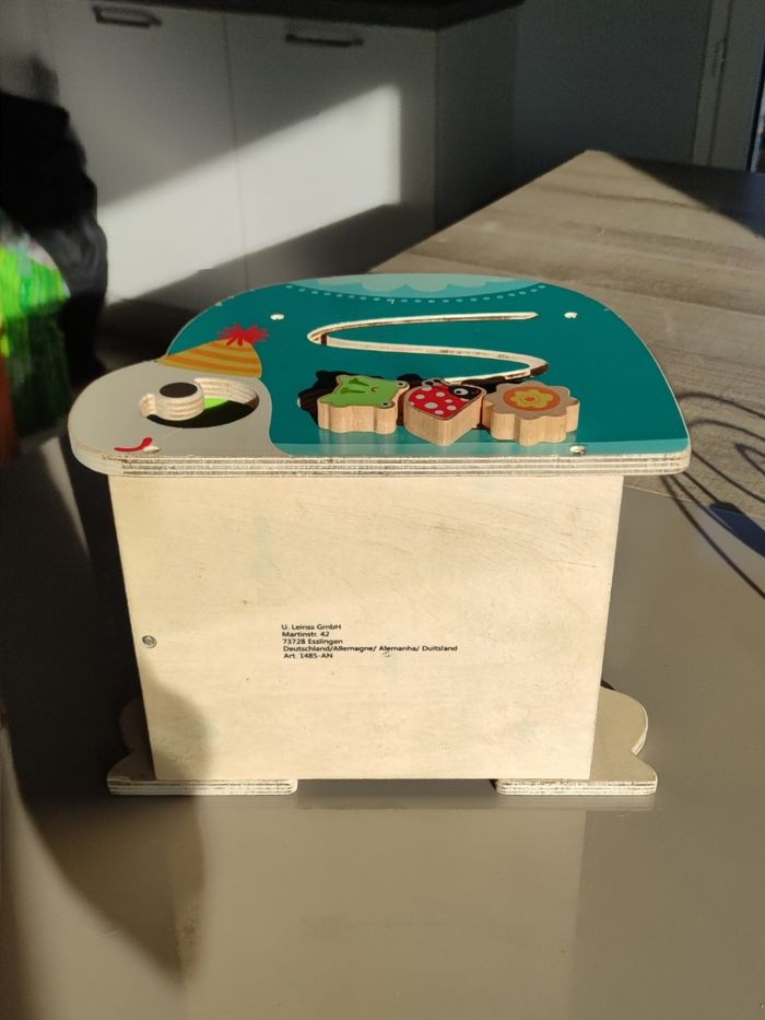 Cube de motricité en bois, Jouet d'éveil enfant - Très bon état - photo numéro 7