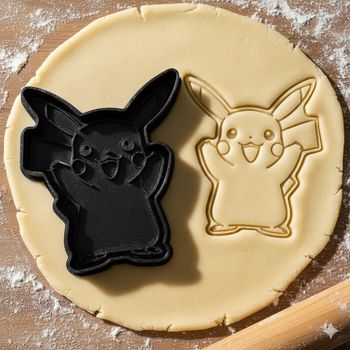 Emporte-pièce Pikachu pour biscuits et pâtisseries créatives - 8 cm